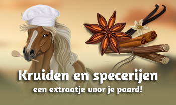 Kruiden en specerijen: een extraatje voor je paard!